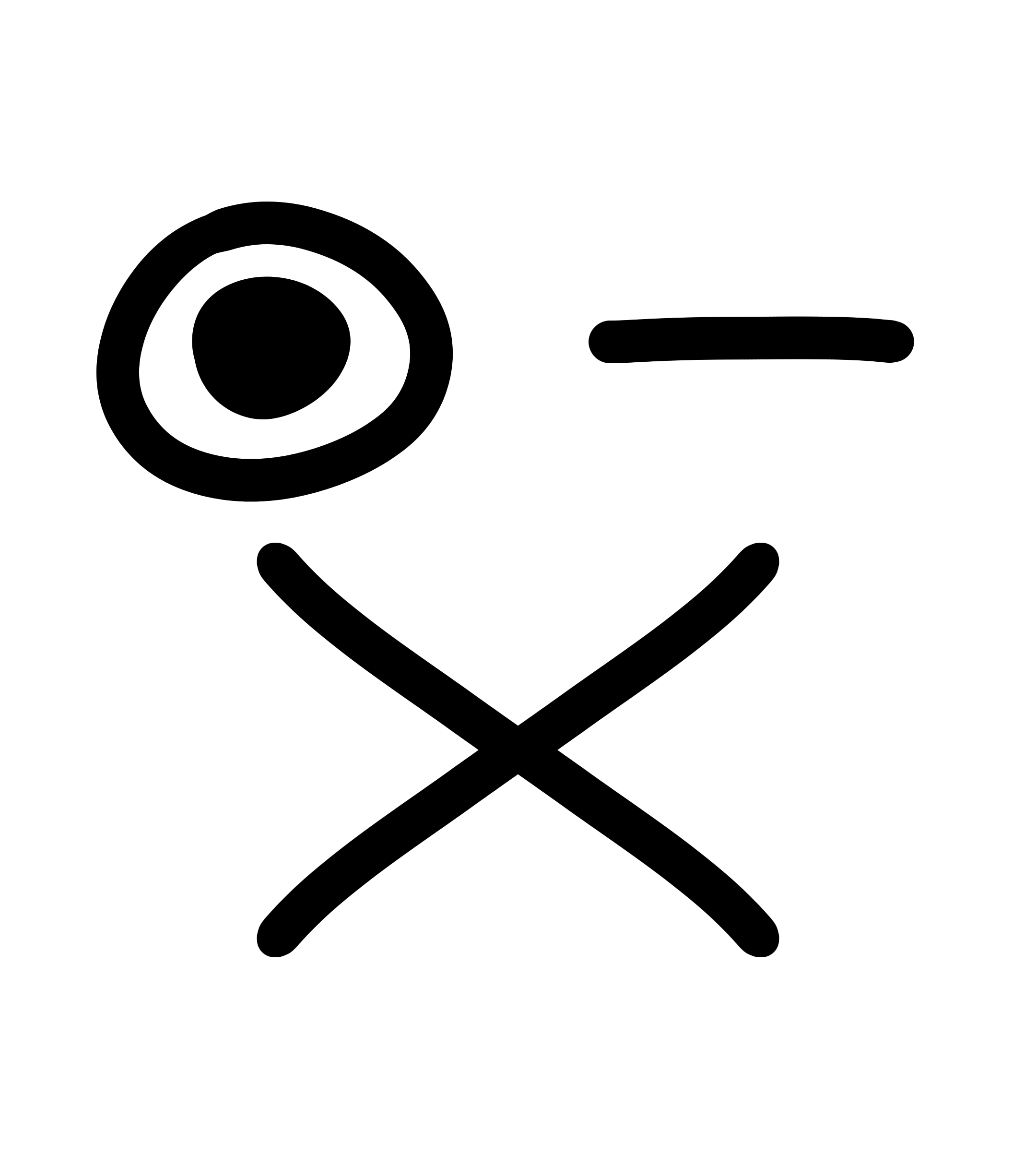 ;-x